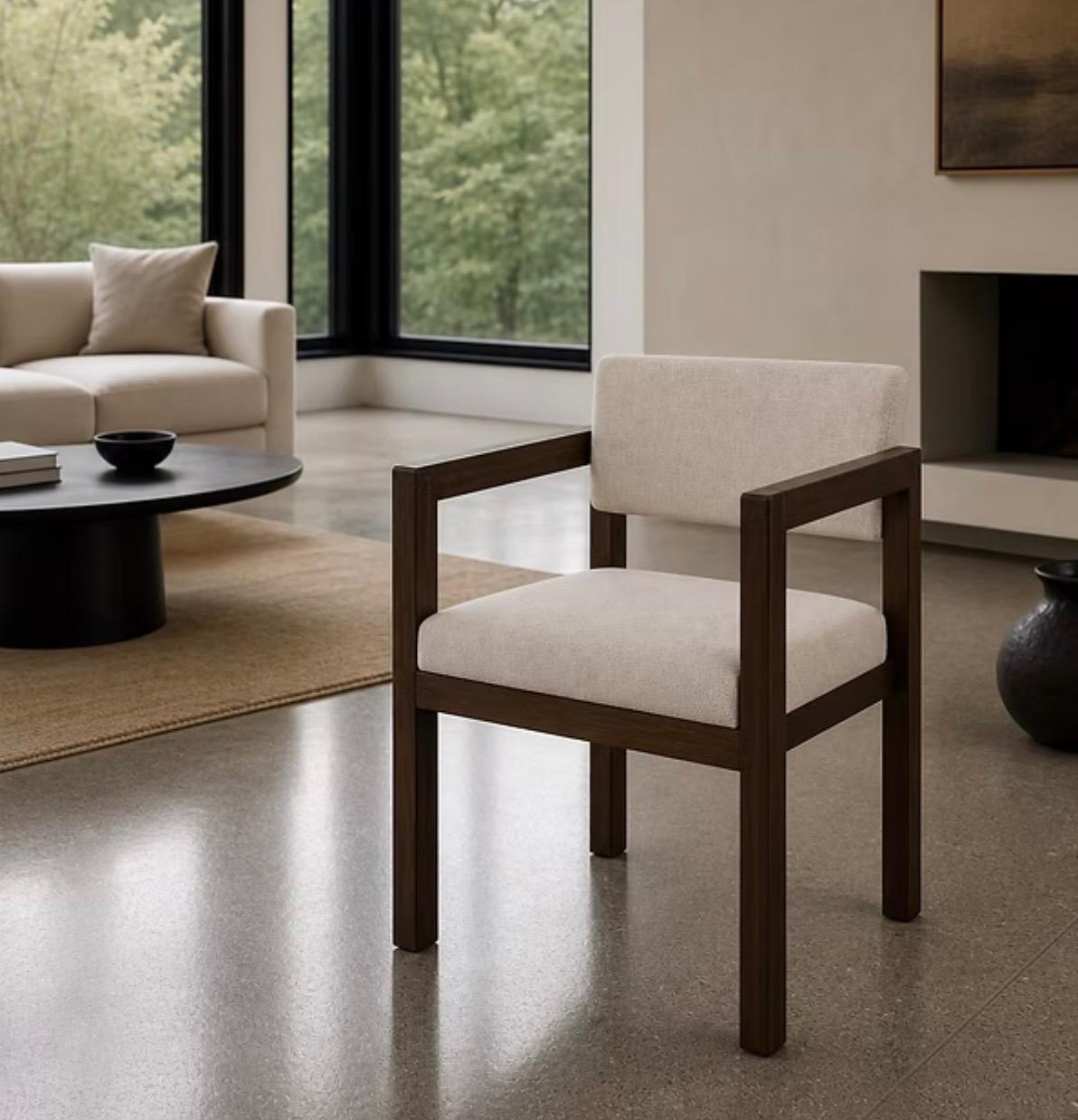 Fauteuil en bois massif